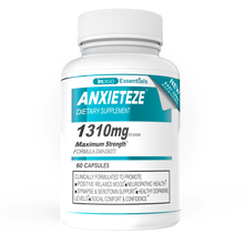 Load image into Gallery viewer, ANXIETEZE™ -Ease Stress &amp; Improve Mood- 60ct Capsules - Maximum Strength Formula (1-60ct Box)
